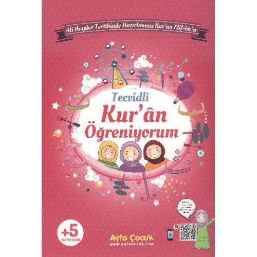 Tecvidli Kur'an Öğreniyorum (Pembe) (Kod:Ayfa161P)