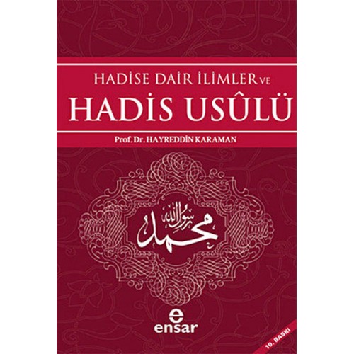 Hadise Dair İlimler ve Hadis Usulü