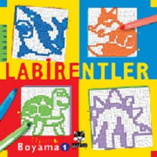 Marsık Labirentler-Oyunlu Boyama