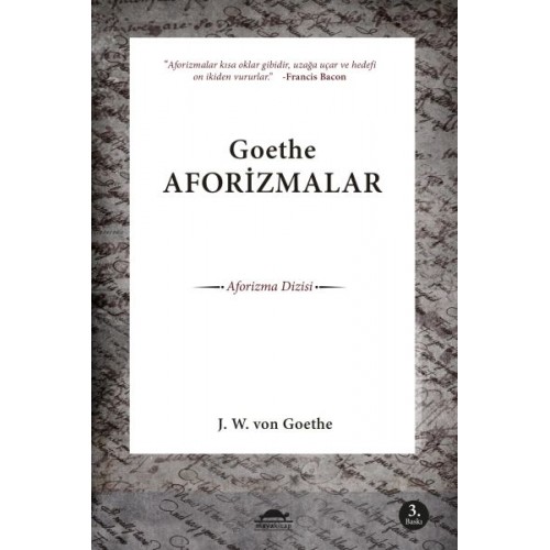 Goethe Aforizmalar