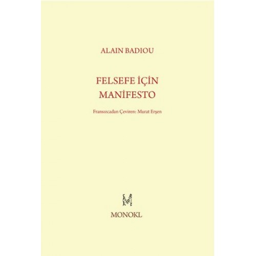 Felsefe İçin Manifesto