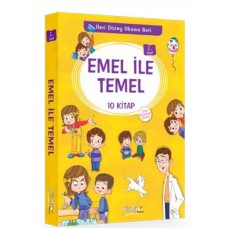 1. Sınıf Emel İle Temel Serisi - İleri Düzey Okuma Seti - 10 Kitaplık Set