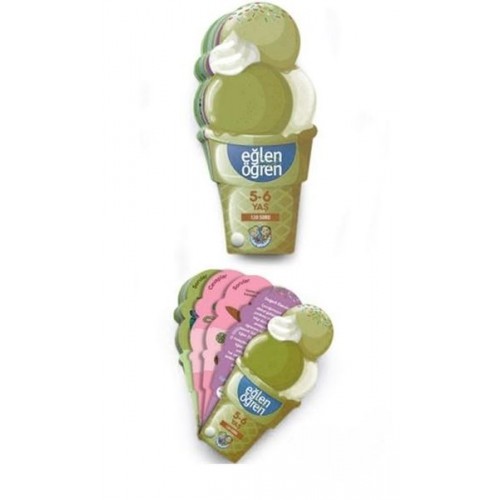 Eğlen Öğren Ice Cream - 120 Soru (5-6 Yaş)