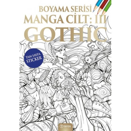 Manga Boyama Cilt III: Gothic