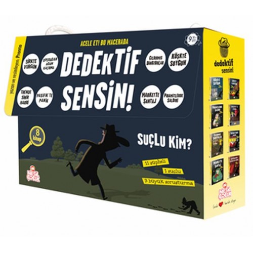 Dedektif Sensin İki Seri Bir Arada (8 Kitap)