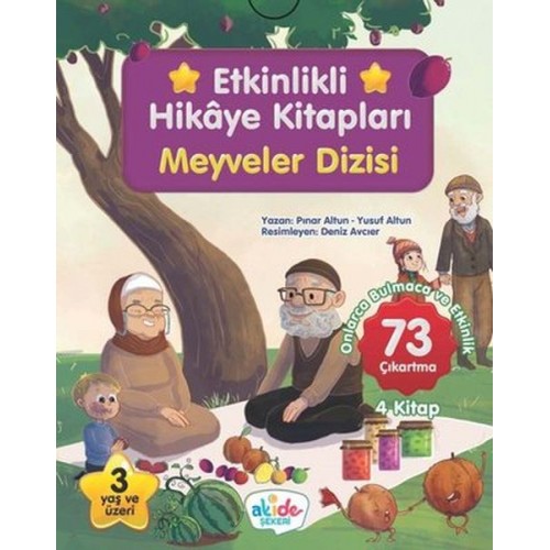 Meyveler Dizisi - Etkinlikli Hikaye Kitapları (4 Kitap Takım)