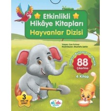 Hayvanlar Dizisi - Etkinlikli Hikaye Kitapları (4 Kitap Takım)