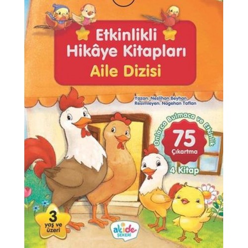 Aile Dizisi - Etkinlikli Hikaye Kitapları (4 Kitap Takım)