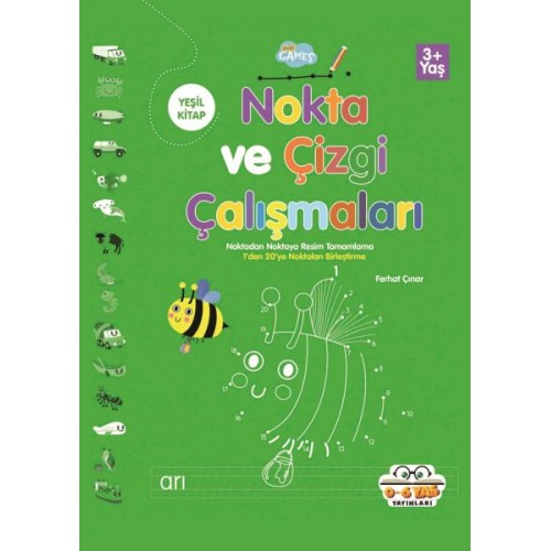 Nokta ve Çizgi Çalışmaları Yeşil Kitap