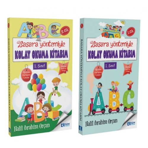 Basara Yöntemiyle Kolay Okuma Kitabım 1-2  Cilt  Set