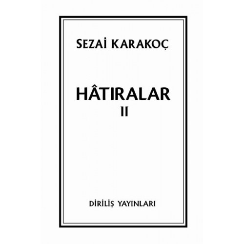 Hatıralar II