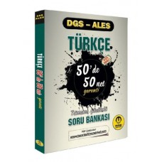 Tasarı DGS ALES Türkçe 50 de 50 Net Garanti Soru Bankası