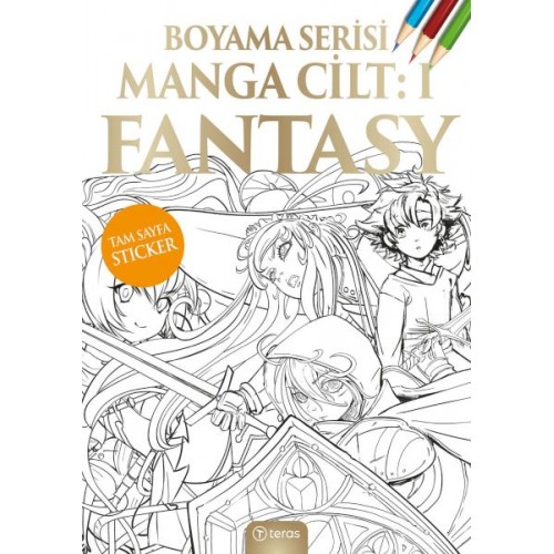 Manga Boyama Cilt I: Fantasy