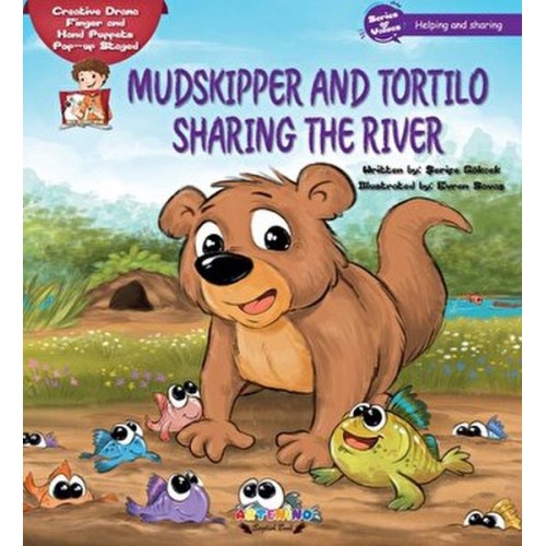 Mudskipper And Tortilo Sharing The River Creative Drama Finger and Hand Puppets Pop-up Staged