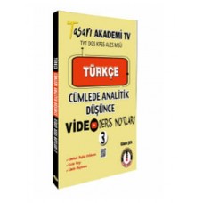 Tasarı Türkçe Cümlede Analitik Video Ders Notları 3