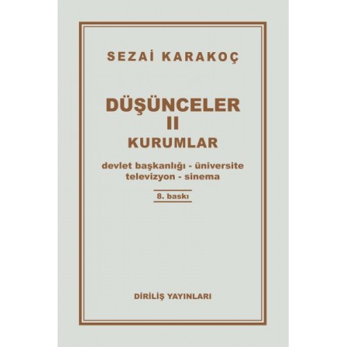 Düşünceler 2 - Kurumlar