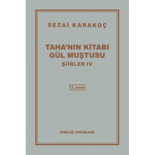 Şiirler 4 - Tahanın Kitabı Gül Muştusu