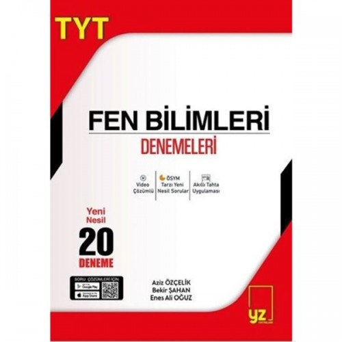 YZ Yayınları YKS TYT Fen Bilimleri 20 Deneme