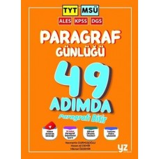 YZ Yayınları TYT MSÜ KPSS DGS ALES 49 Günde Paragrafın Günlüğü