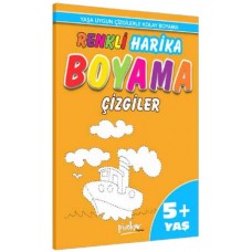 Renkli Harika Boyama Çizgiler (5+Yaş)