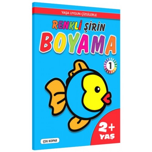 Renkli Şirin Boyama -1 (2+Yaş)