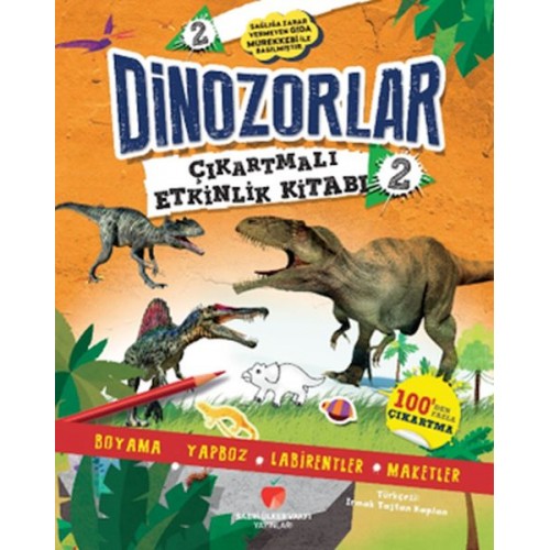 Dinozorlar Çıkartmalı Etkinlik Kitabı 2