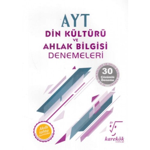 Karekök AYT Din Kültürü ve Ahlak Bilgisi Denemeleri (Yeni)