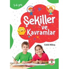 Dikkat Odaklı Etkinlik Kitabı Şekiller ve Kavramlar 5-6 Yaş