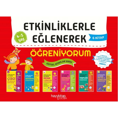 Etkinliklerle Eğlenerek Öğreniyorum - 6 Kitap Takım