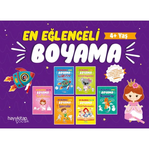 En Eğlenceli Boyama 6’lı Set