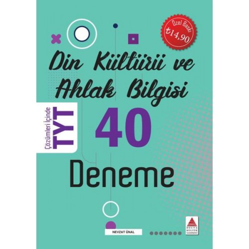 Delta Kültür TYT Din Kültürü ve Ahlak Bilgisi 40 Deneme(Yeni)