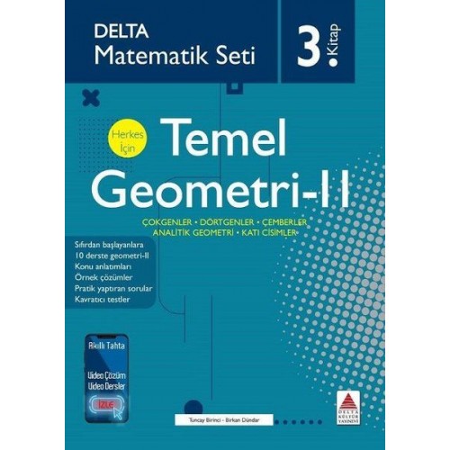 Delta Matematik Seti 3.Kitap - Herkes İçin Temel Geometri 2