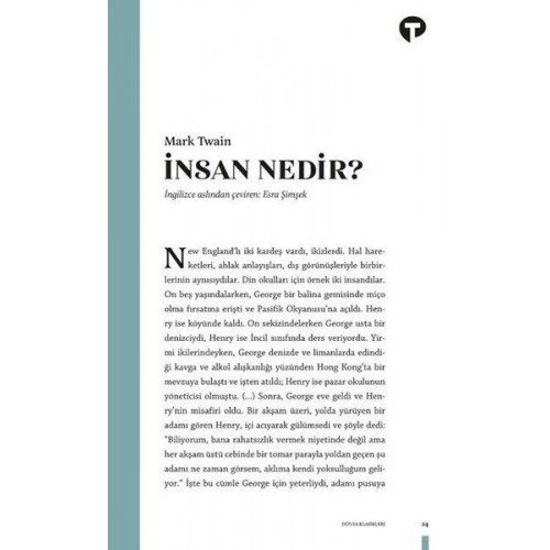 İnsan Nedir?