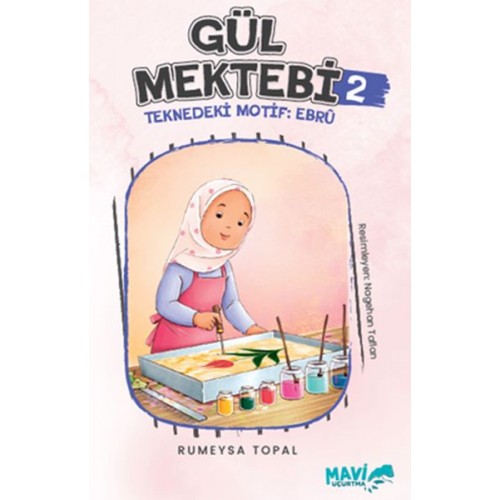 Gül Mektebi 2 Teknedeki Motif Ebru