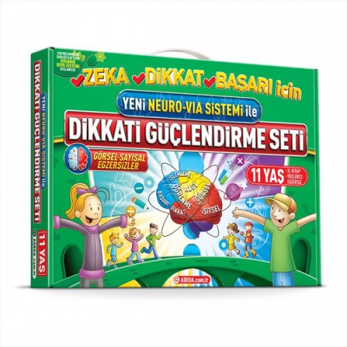 Dikkati Güçlendirme Seti - 5. Sınıf – 11 Yaş-Neuro-Via