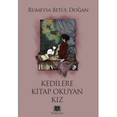 Kedilere Kitap Okuyan Kız