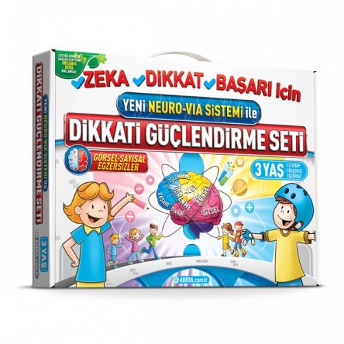 Dikkati Güçlendirme Seti  Anasınıfı – 3 Yaş Neuro-Via