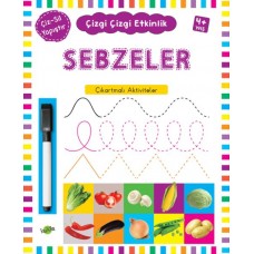 Çizgi Çizgi Etkinlik - Sebzeler (4+ Yaş)