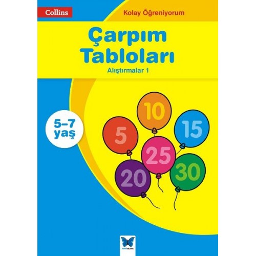 Collins Kolay Öğreniyorum  - Çarpım Tabloları Alıştırmalar 1 (5-7 Yaş)