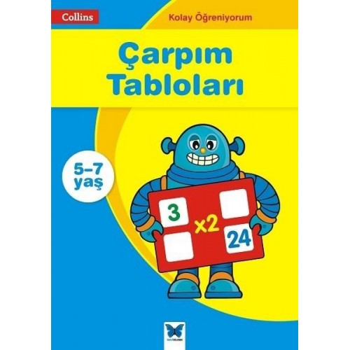 Kolay Öğreniyorum - Çarpım Tabloları (5-7 Yaş)