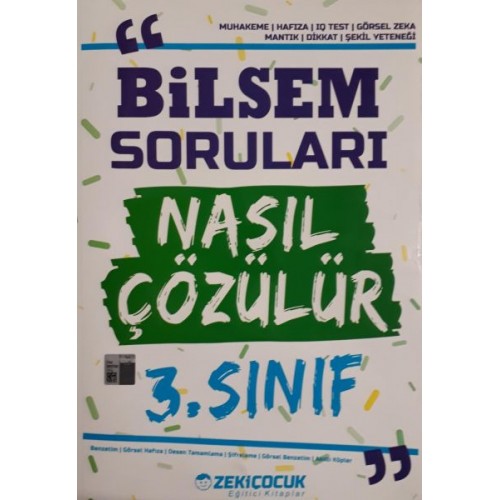 Zeki Çocuk 3. Sınıf Bilsem Soruları Nasıl Çözülür (Yeni)