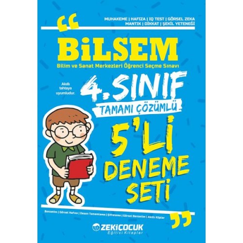 4. Sınıf Bilsem 5Li Deneme Seti