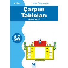 Collins kolay Öğreniyorum - Çarpım Tabloları Alıştırmalar 3 (5-7 Yaş)