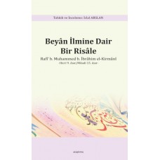 Beyan İlmine Dair Bir Risâle