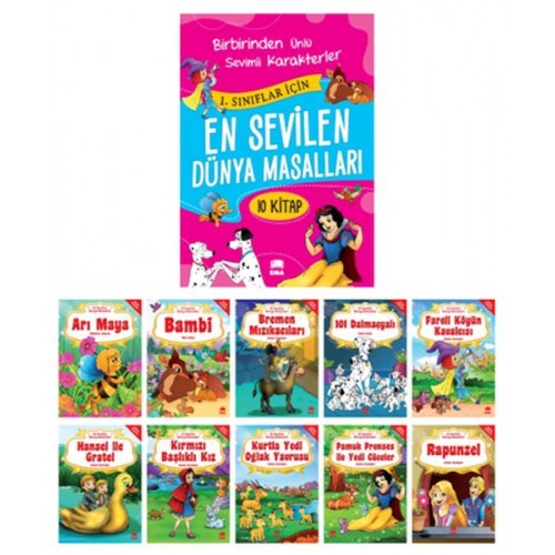 En Sevilen Dünya Masalları (10 Kitap)