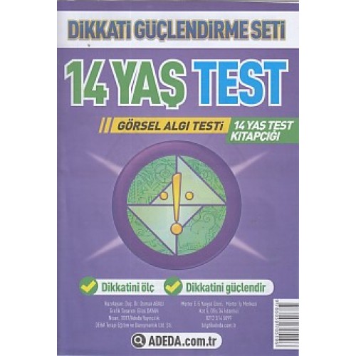 Dikkati Güçlendirme Seti 14 Yaş Test