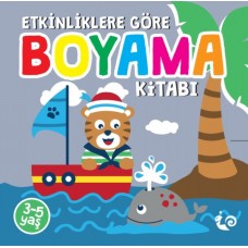 Etkinliklere Göre Boyama Kitabı - Gri