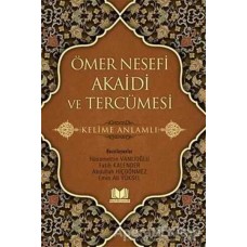 Ömer Nesefi Akaidi ve Tercümesi