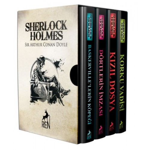 Sherlock Holmes Roman Seti (4 Kitaplık Kutulu Set)