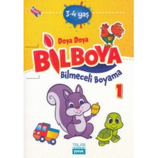 Doya Doya Bil Boya - Bilmeceli Boyama 1 - 3-4 Yaş